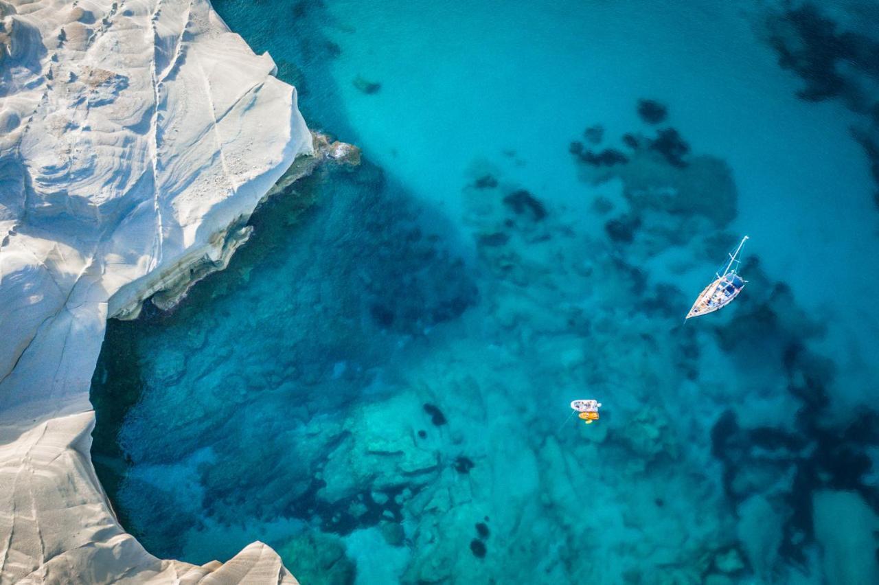 Psaravolada Hotel Milos Agia Kiriaki Beach  Exteriör bild