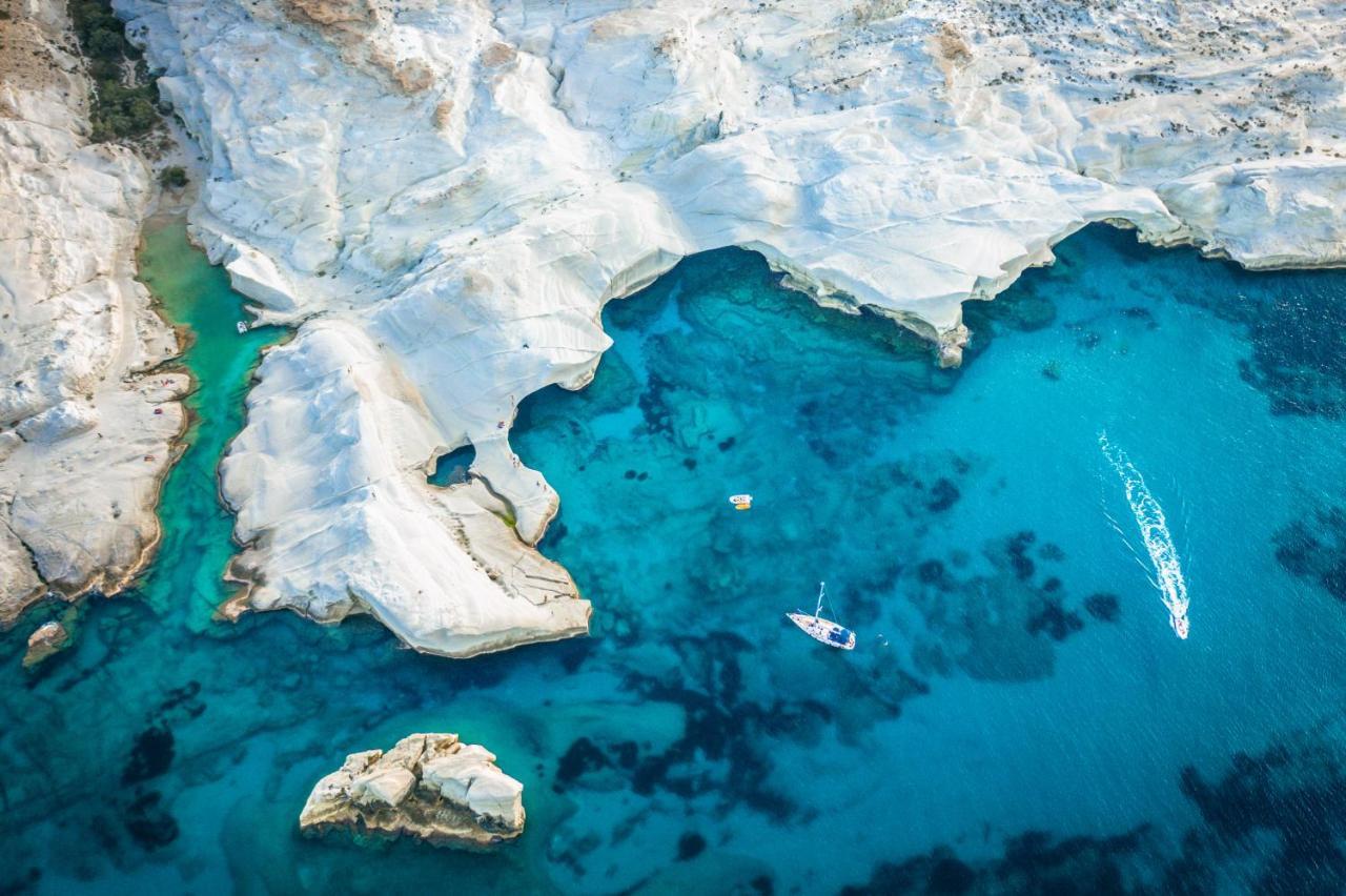 Psaravolada Hotel Milos Agia Kiriaki Beach  Exteriör bild